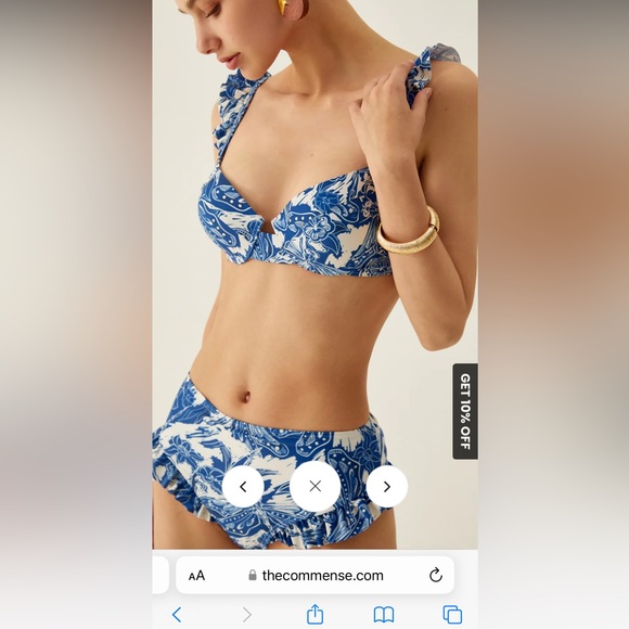 Closet clear out  bathing suit perfect for holiday size small 2 piece unworn - Picture 3 of 3